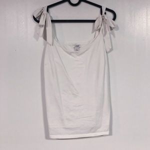 J Crew white tank top!!!
